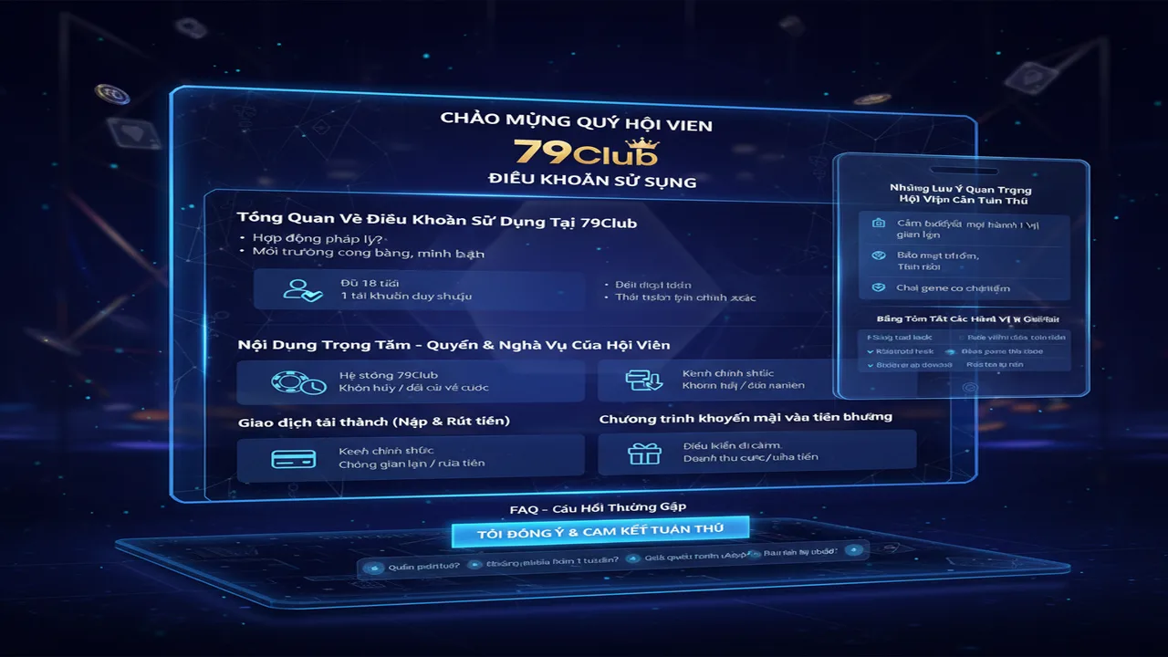 Điều Khoản Sử Dụng 79Club