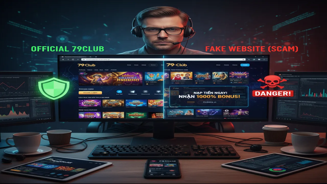 Nhận biết trang lừa đảo 79Club