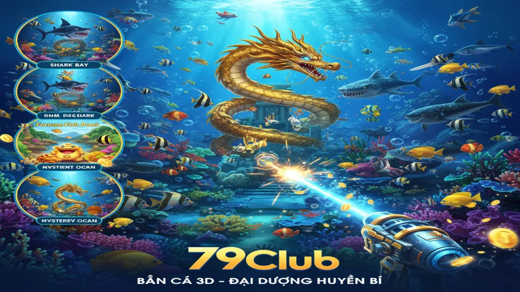 Top sảnh Bắn Cá 3D 79Club