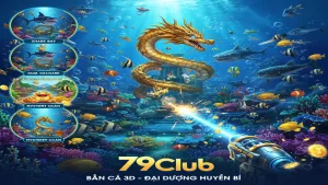 Top Sảnh Bắn Cá 3D 79Club Đỉnh Cao - Săn Rồng Vàng, Rinh Thưởng Khủng